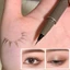 Mờ / matte Bút Kẻ Mắt Dạng Lỏng Siêu Mỏng Chống Thấm Nước Không Nhòe Màu Đen / Nâu Lâu Trôi