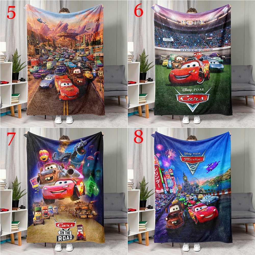 Disney Chăn flannel Điều Hòa Không Khí In Hình pixar cars Một Mặt Làm Quà Tặng Tốt Nhất Cho Mọi Người