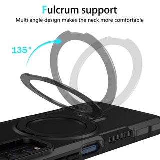 Dành Cho Vivo Y20 2021 Y20S Y20i Y12S Y12A Y20S G Ốp điện thoại Có Giá Đỡ Vòng PC Cứng Mặt Sau Mềm TPU Edge Quân Sự Cấp Chống Rơi Vỏ Mỏng Chống Sốc