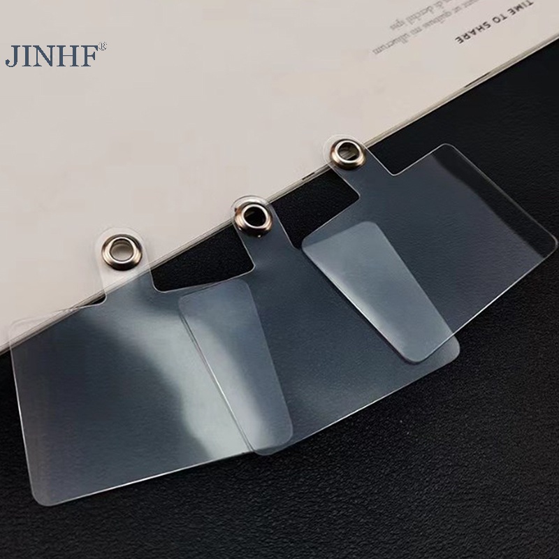 Jinf Set 10 Dây Đeo Gắn Điện Thoại Trong Suốt Có Thể Tháo Rời Phổ Biến