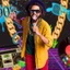 XGB 1 4 5 Miếng 80s 90 Hip Hop Bộ Trang Phục Thoáng Mát Rapper Trang Phục Phụ Kiện Nhẫn