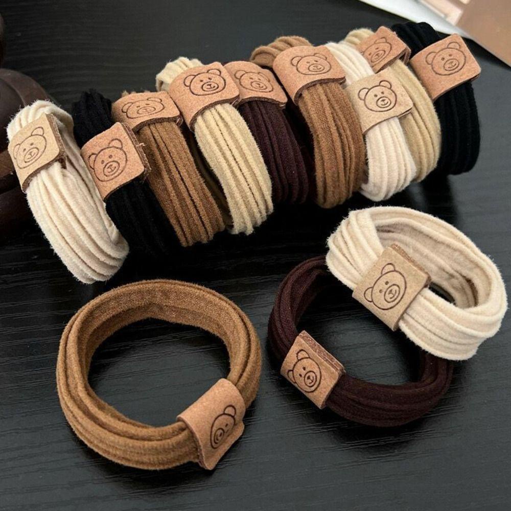 FEDAOG - Bộ 10 Chiếc Vòng Tóc Co Giãn Mạnh Mẻ Không Đường May, Thích Hợp Cho Nữ Giới