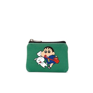 GC2 Crayon Shin-chan Hoạt Hình Ví Đựng Tiền Xu Vải In Đơn Giản Túi Đựng Tiền Xu Tất Cả cotton Túi Đựng Thẻ Túi C