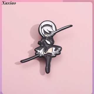 Nier Huy Hiệu Cài Áo Kim Loại Hình game automata