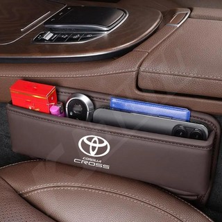 Túi Da pu Đựng Đồ Gắn Khe Hở Ghế Ngồi Xe Hơi Thể Thao toyota corolla cross trd gr