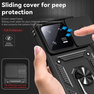 Ốp Điện Thoại Mỏng Có Vòng Trượt Bảo Vệ camera Chống Rơi Chịu Được Sức Nặng Cho xiaomi 13 pro