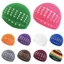 Mũ Beanie Cotton Co giãn, Màu Trơn, Ấm Áp