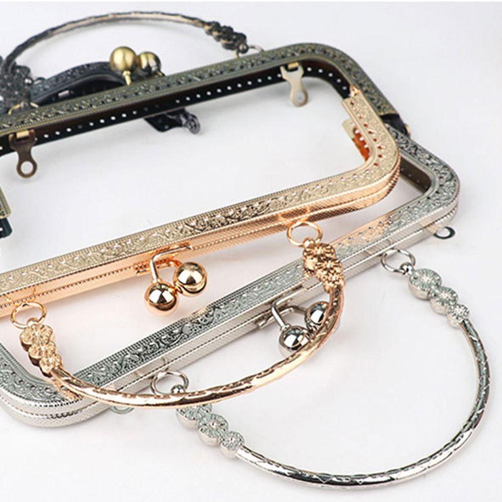 [Vận chuyển nhanh] Khung khóa ví SIMPLEAID, Túi kim loại Phần cứng Ví khung Kiss Clasp, Khóa khung túi cổ điển Mini DIY Craft