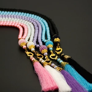 BTF 6mm Muhammad Mân Côi Tasbih Hồi Giáo Cầu Nguyện Hạt 99 Hạt Ngọc Trai Quyến Rũ Misbaha Thiền Vòng Tay Vòng Cổ