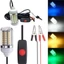Đèn bẫy câu cá DARON, Đèn LED tìm cá 108 chống nước, Đèn câu cá 4 màu công suất cao IP68 12V LED Phụ kiện câu cá
