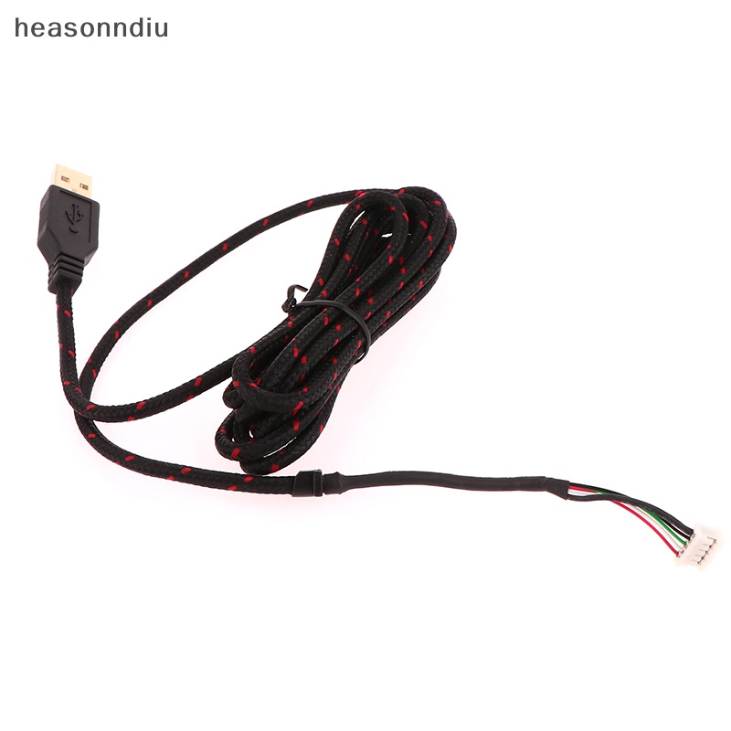 Heasonndu Dây Cáp Chuột USB Nylon Dây Thay Thế Màu Cam, Trắng Cho KANA Dây Chuột Đặc Biệt Thay Thế Tốt Nhất VN