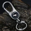 FUHUIOT Titan Carabiner Chìa Khóa, Hợp Kim Kẽm Phong Cách Kinh Doanh Xe Ô Tô Titan Móc Khóa, Sáng Tạo Mạ Điện Chống Rỉ Sét Chống Vân Tay Titan Móc Khóa Mặt Dây Chuyền Chìa Khóa