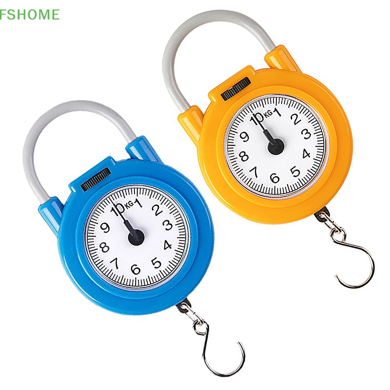 Gcdhome 10kg Cân Cá Cơ Di Động Hành Lý Nhà Bếp Kỹ Thuật Số Chất Lượng Cao Cân Lò Xo Cầm Tay HOT