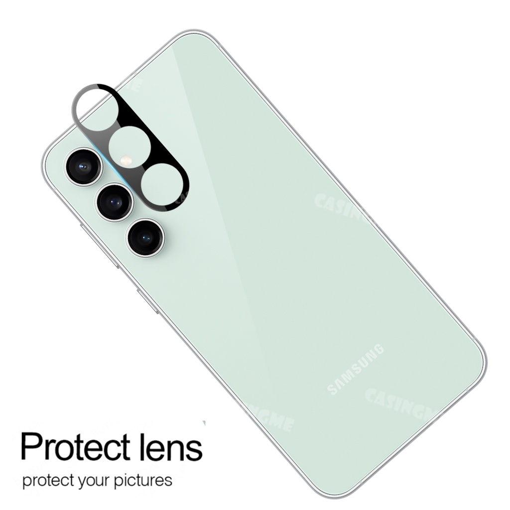Samsung S24 FE 2024 Bảo hiểm toàn diện Ống kính máy ảnh 3D cho Samsung Galaxy S24FE S24 S 24 24S FE S24 Plus Ultra Phim bảo vệ máy ảnh Kính cường lực Full Cover Bảo vệ ống kính máy ảnh