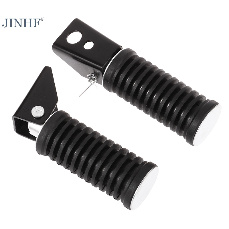 JINHF 2 Chiếc Xe Máy Phía Sau Chân Xe Máy Chốt Chân Tương Thích Với GS125 GN125 Motocross Phụ Kiện Xe Máy Bàn Đạp HOT