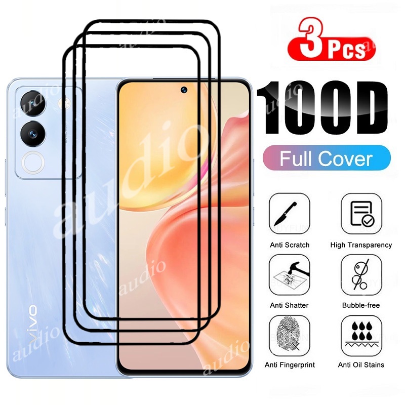 Set 3 Kính Cường Lực Bảo Vệ Màn Hình Điện Thoại vivo v29e v29e 5g 2023 vivo v 29e 29e v29 e vivov29e vivov29e 5g 9h hd