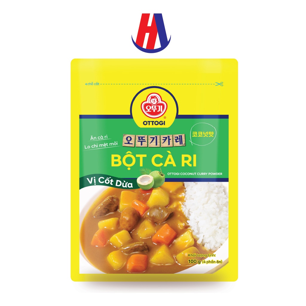 Bột cà ri vị cốt dừa Ottogi 100g | Shopee Việt Nam