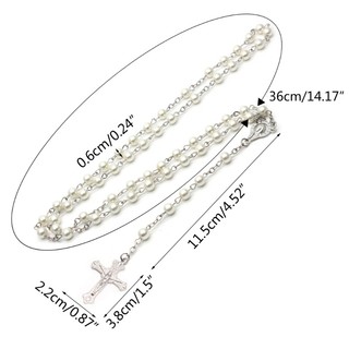 Jay Mân Côi Vòng Cổ-Thương Kim Cương Và Thánh Giá Dây Chuyền Trang Sức Đất Thánh Tôn Giáo