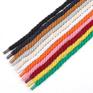 Dây Giày Bằng cotton Lanh Dày 1cm Chất Lượng Cao