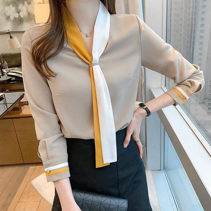 Áo Sơ Mi Nữ 2025 Xuân Thu Retro Thời Trang Thoải Mái Áo Sơ Mi Top Nữ