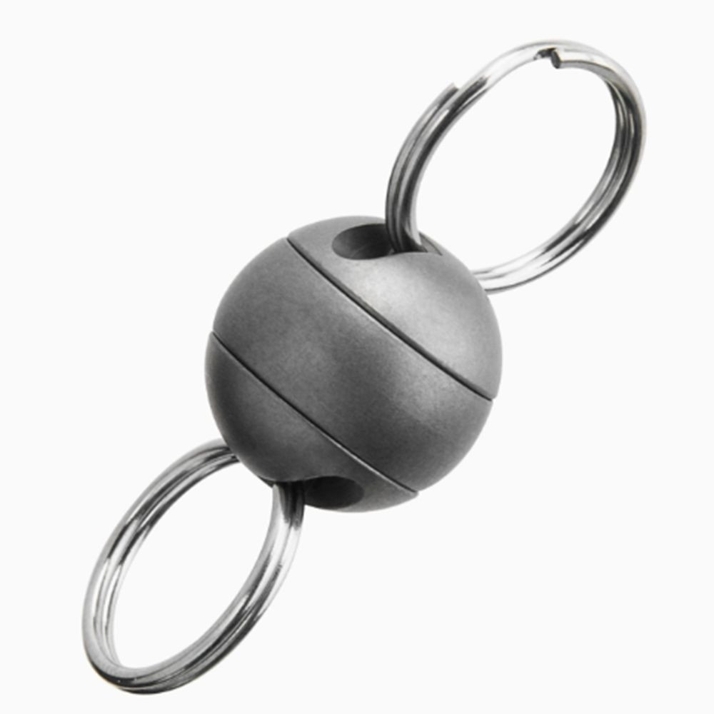 Móc khóa bằng đồng, 360° Móc khóa hợp kim titan di động có thể xoay được, Móc khóa EDC siêu nhẹ chất lượng cao Dụng cụ nhỏ ngoài trời