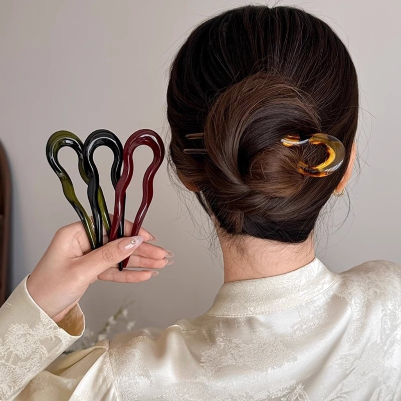 Exhila Nhẹ Hình Chữ U Nĩa Tóc Thời Trang Kẹp Tóc Chignon Trang Sức Thời Trang Phụ Kiện Tóc Cho Đám Cưới Và Tiệc