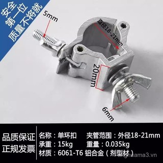 Ống thép tròn, đầu nối xoay hợp kim nhôm, khóa kết nối ống giàn giáo 20/25/32/50mm BXHY