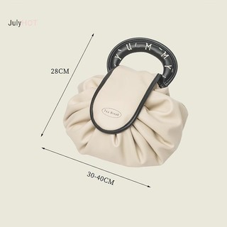 Julyhot Túi đựng mỹ phẩm dây rút chống thấm nước Dung tích lớn Túi đựng túi xách di động Massivedeals