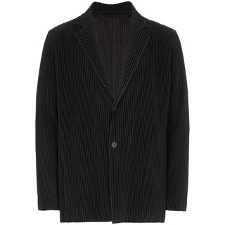 Miyake Áo Khoác Vest Dáng Rộng Xếp Ly Thời Trang Cao Cấp Lịch Lãm Cho Nam