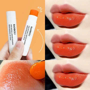 Han Polly Lip Balm Son Môi Dưỡng Ẩm Dưỡng Ẩm Sửa Chữa Dưỡng Ẩm Son Môi Không Phai Màu Học Sinh