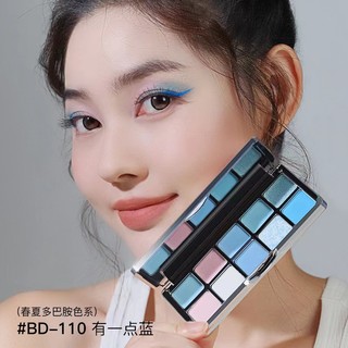 Shedella Bảng Phấn Mắt Mười Màu Tạo Khối Trang Điểm Mắt Khói