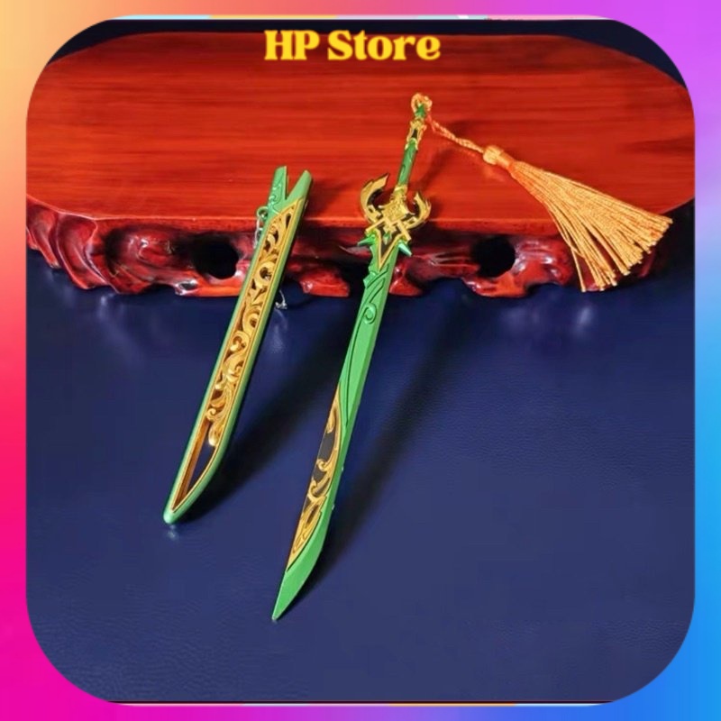 Mô hình kiếm Bàn Nham Kết Lục Primordial Jade Cutter game Genshin ...