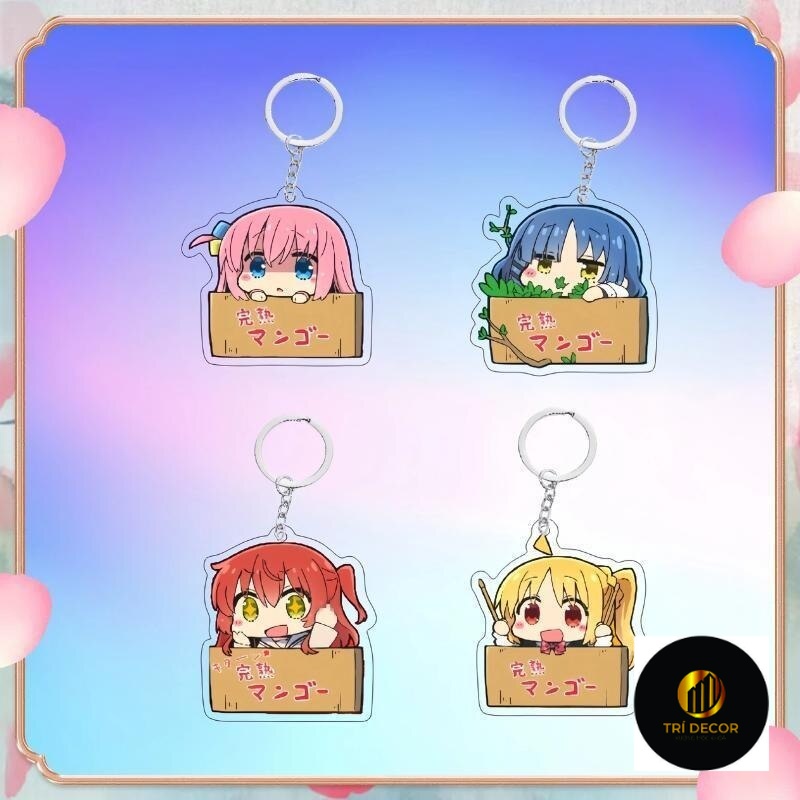 Móc khoá Hitori Gotoh Yamada Ryo Anime KeyChain BOCCHI THE ROCK Móc ...