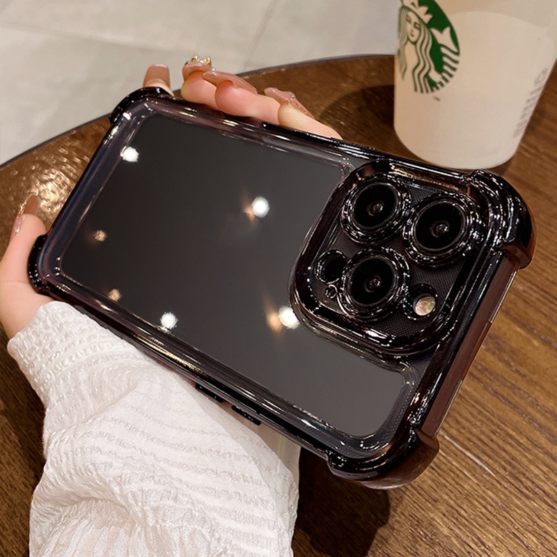 Chống Rơi Ốp Điện Thoại tpu Mềm Có Túi Khí Chống Sốc Cho iphone15 14 13 12 11 pro max 15