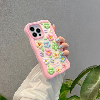 Ôp Điện Thoại Silicon Dẻo Họa Tiết Hoa 3d Nhiều Màu Thời Trang Cho iphone 15 pro max 14 pro max 13 pro max 12 pro max Ốp