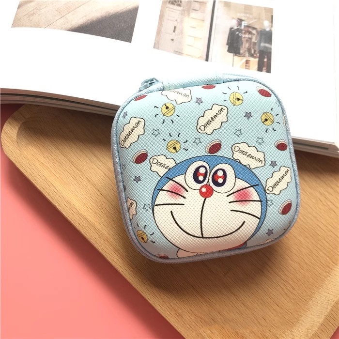 Dễ Thương Túi Da Đựng Tiền Xu In Hình doraemon Đáng Yêu