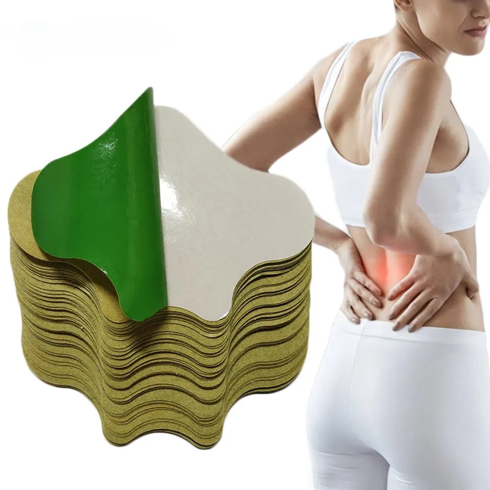 Bộ 12 Miếng Dán Tự Dính Giảm Đau Lưng Và Chân Làm Nóng Bằng Cỏ Ngải Cứu