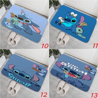 Hoạt Hình Lilo Stitch Door Mat Clip Quà Tặng Thiết Thực Cho Bạn Bè Phòng Ngủ Văn Phòng Trang Trí Nhà Cửa Thảm Sàn Chống Trơn Trượt (60x40CM)