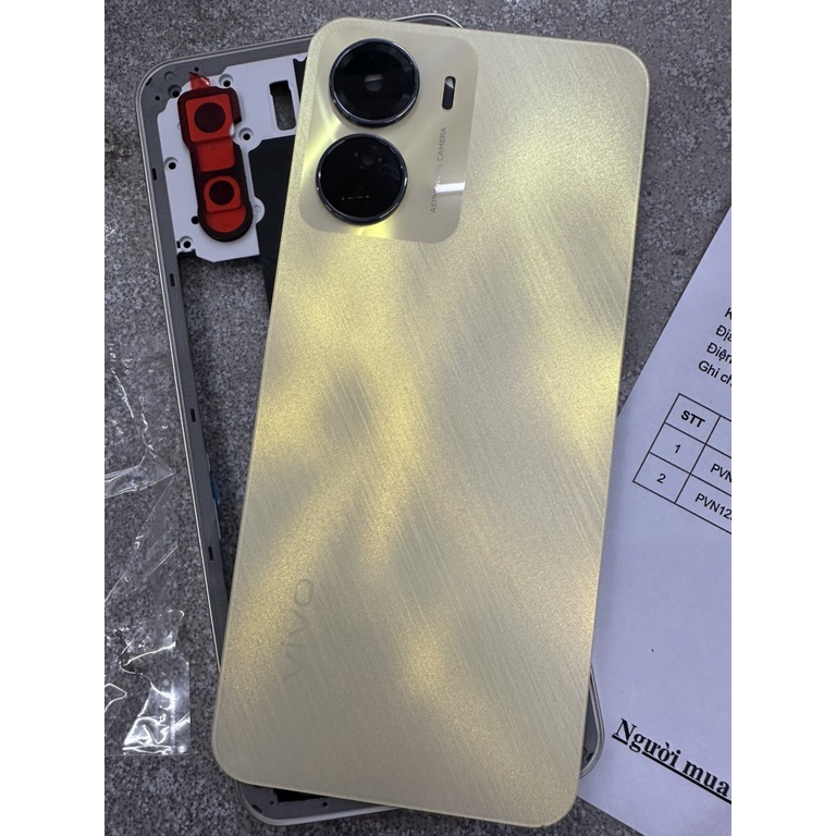 vỏ/lưng/xương vivo y16(ko khay sim)