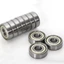 CATMALLER88 10 Vòng bi kín đôi, Vòng bi rãnh sâu bằng thép Chrome 626ZZ, Dễ dàng bảo trì 6mm x 19mm x 6mm Hộp số vòng bi thu nhỏ được bôi trơn sẵn
