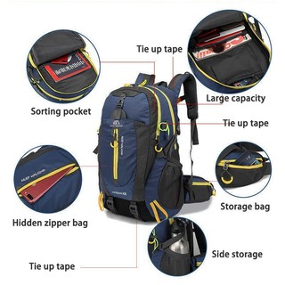Ba Lô Leo Núi Chống Thấm Nước, Dung Tích 30l - 40l
