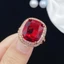 ♥ Hàng Mới Về Mới Nhẫn tourmaline Đính Đá Nhiều Màu Sắc