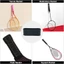 GAVESTO Niêm Phong Vòng Silicon, Vợt Tennis Tay Cầm Vợt Cầu Lông Overgrip End, Chống Trơn Trượt Bảo Vệ Môi Trường Hình Dạng Phẳng Băng Mồ Hôi Cố Định Vòng