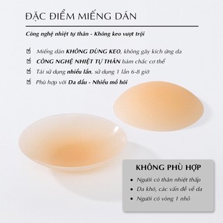 [Innovative silicone solid breast patch] Ultra-thin invisible breast patch, protecting beautiful curves
