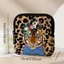 Ví đựng tiền xu SNUGHOUSE, Ví Mini chống nước, Túi lưu trữ dây kéo đa chức năng in hình Tiger Leopard