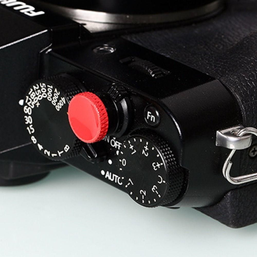 Nút chụp YRBWD, nhả màn trập tiện dụng lõm, Vòng cao su mềm bằng đồng bền cho máy ảnh Fujifilm / Leica / Nikon / DSLR