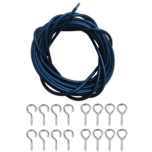 SA Chất Lượng Dây Rèm 5 Mét Với Phần Cứng 8 Móc Và 8 Lỗ Vít Bộ Cho Cửa Sổ Drap Treo Bộ Phụ Kiện