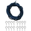 SA Chất Lượng Dây Rèm 5 Mét Với Phần Cứng 8 Móc Và 8 Lỗ Vít Bộ Cho Cửa Sổ Drap Treo Bộ Phụ Kiện
