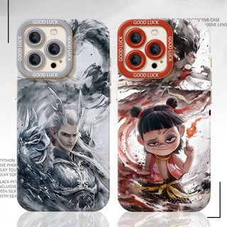 Ốp điện thoại Movie Devil Boy vẽ thời trang cho iPhone16 / 15 / 14 / 13 / MINI / 12 / 11 / Pro MAX / X / XS / XR / 7 / 8 / 6 Vỏ bảo vệ toàn diện bằng silicon lỏng chống sốc và chống rơi