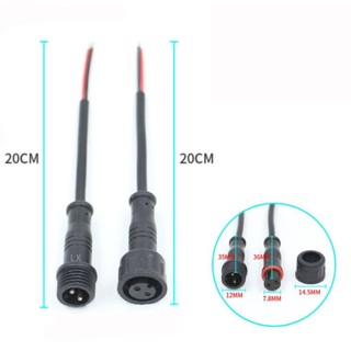Đầu nối Led ITRUMPET Nam sang Nữ, Cáp 2Pin 3Pin 4Pin Đen 2Pin 3Pin 4Pin Jack, Giao tiếp IP67 Dải đèn LED 20CM